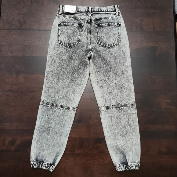 NWT KanCan Sydney Ultra High Rise Grey Acid Wash Jeans Size 25 - Picture 5 of 6